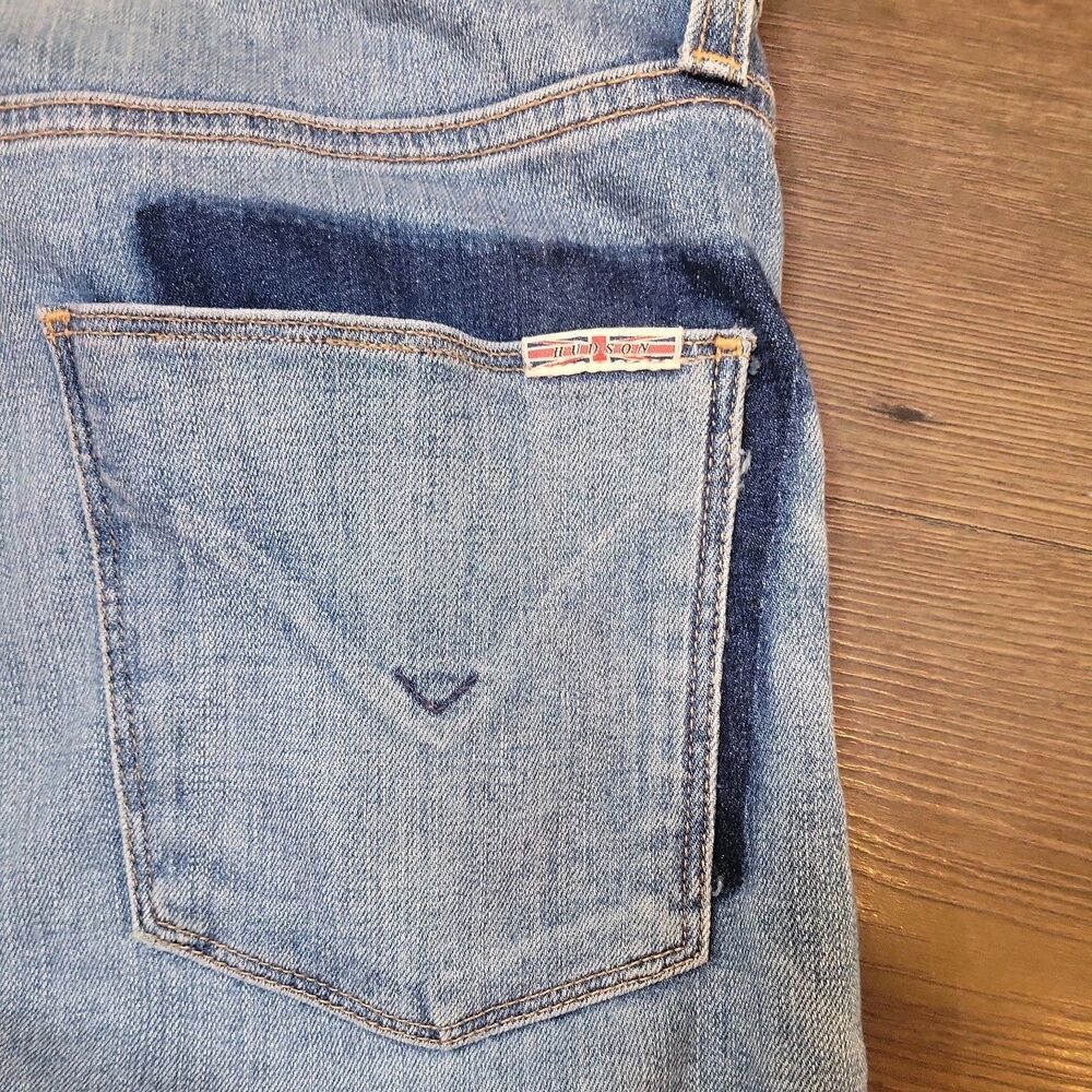 Hudson Faded Distressed Jeans Women’s 28 Blue Denim Grunge High Waist